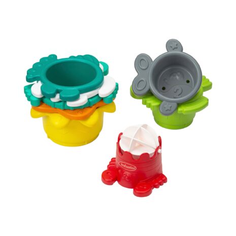 Infantino Badespielzeug Stapelbecher