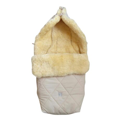 Kaiser Lammfellfußsack COOSY beige