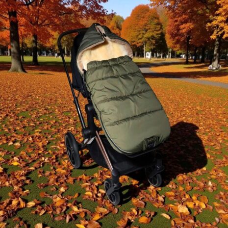 Kaiser Lammfellfußsack SHEEP khaki