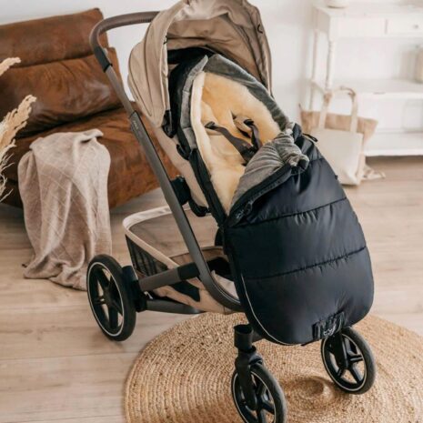 Kaiser Lammfellfußsack SHEEP schwarz