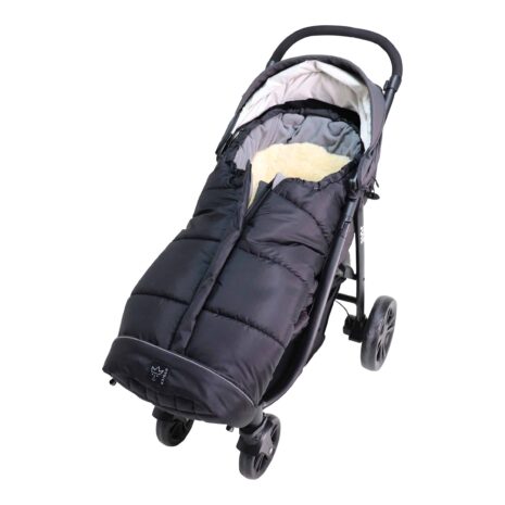 Kaiser Thermo-Fußsack Sheepy II mit Lammfelleinlage für Kinderwagen