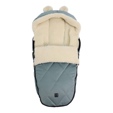 Kaiser Winterfußsack XL EARS WOOL gruen