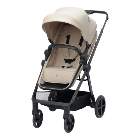 Kinderkraft Kombikinderwagen NEWLY 4in1 Trio-Set inkl. Babyschale MINK PRO und Isofix-Basis beige