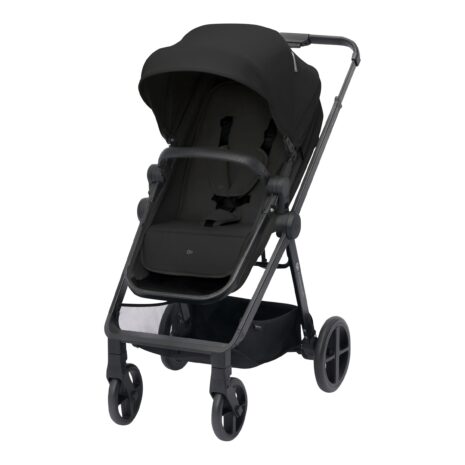 Kinderkraft Kombikinderwagen NEWLY 4in1 Trio-Set inkl. Babyschale MINK PRO und Isofix-Basis schwarz