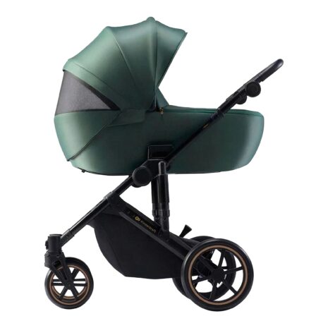 Kinderkraft Kombikinderwagen PRIME 2 inkl. Wickeltasche gruen