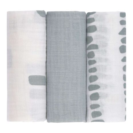 Lässig 3er-Pack Mullwindeln 60x60cm