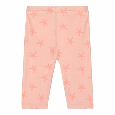 Lässig Capri-Schwimmleggings mit Windeleinsatz und UV-Schutz Seesterne