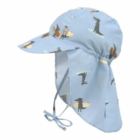 Lässig Schirmmütze mit Nacken- und UV-Schutz Krokodile