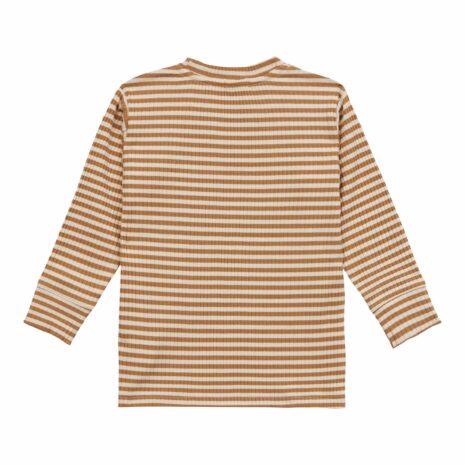 Lässig Shirt langarm Rippqualität Ringel Birne Little Gang Lässig Shirt langarm Rippqualität Ringel Birne Little Gang