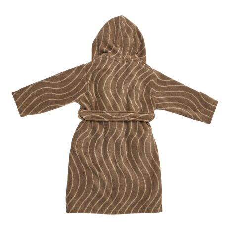 Leander Bademantel Woodland braun 116