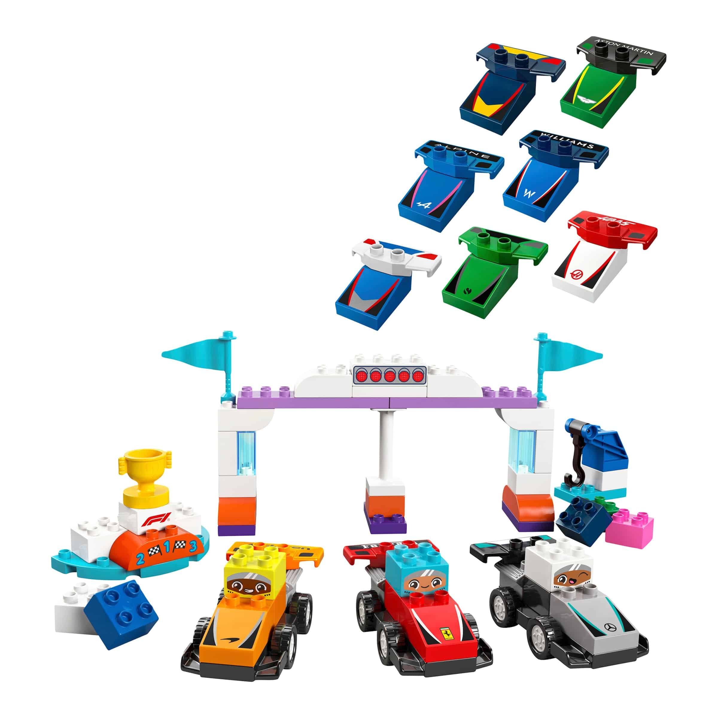 Lego® Duplo® 10445 F1® Team Rennautos mit Rennfahrern hier online kaufen