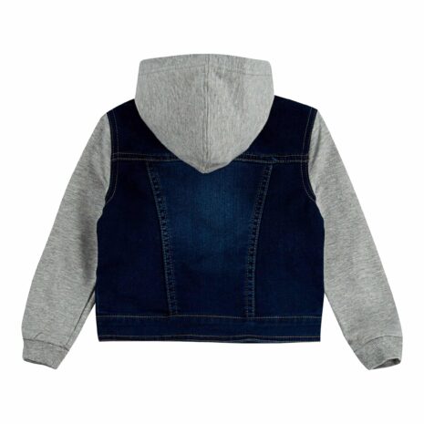 Levi`S Kids Jeansjacke mit Sweatärmel und Kapuze Levi`S Kids Jeansjacke mit Sweatärmel und Kapuze