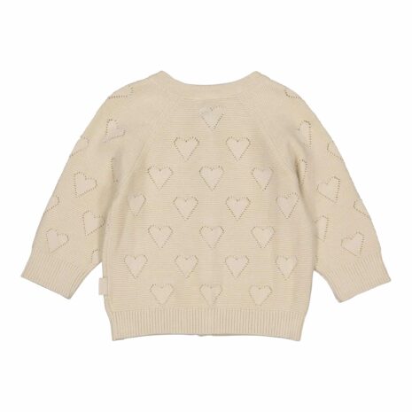 Levv Ajour-Strickjacke Herzen Levv Ajour-Strickjacke Herzen