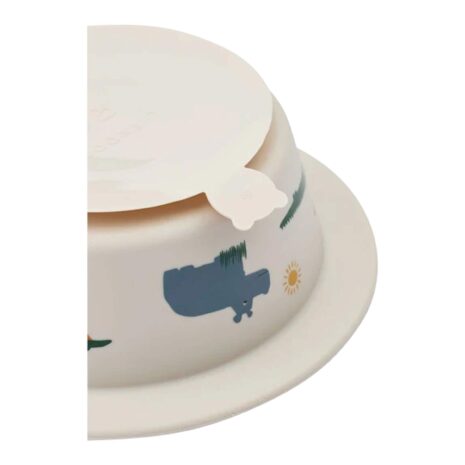 Liewood 2er-Set Schale mit Saugfuß Peony