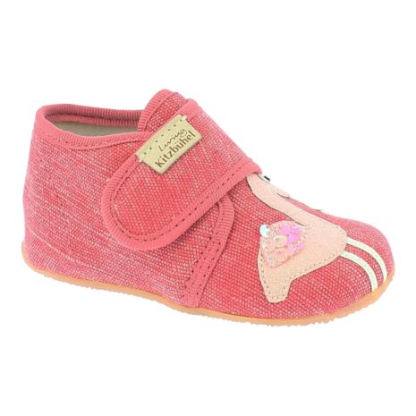 Living Kitzbühel Hausschuhe mit Klettverschluss Flamingo