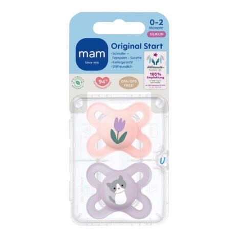 Mam 2er-Pack Schnuller Original Start Silikon