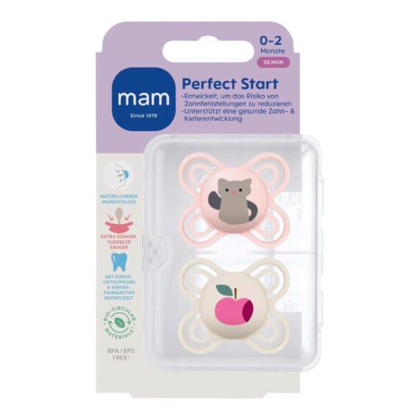 Mam 2er-Pack Schnuller Perfect Start Silikon