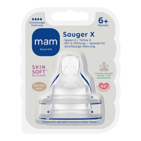 Mam 2er-Pack Trinksauger Gr. X ab 6M