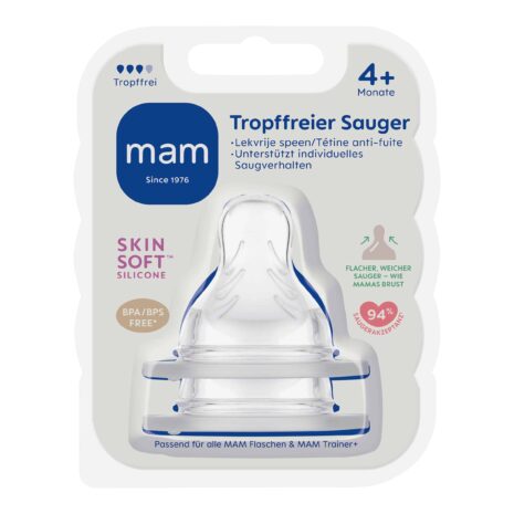 Mam 2er-Pack Trinksauger tropffrei ab 4M