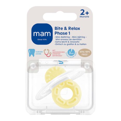 Mam Beißring Bite & Relax Phase 1 ab 2 Monaten