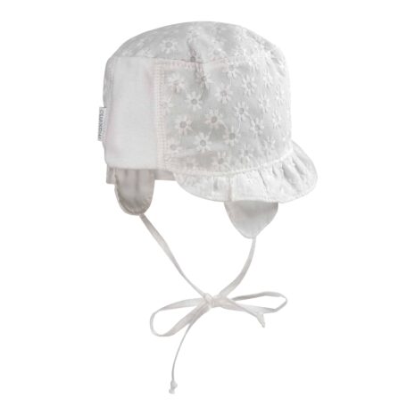 Maximo Schirmmütze mit Lochstickerei-Blumen