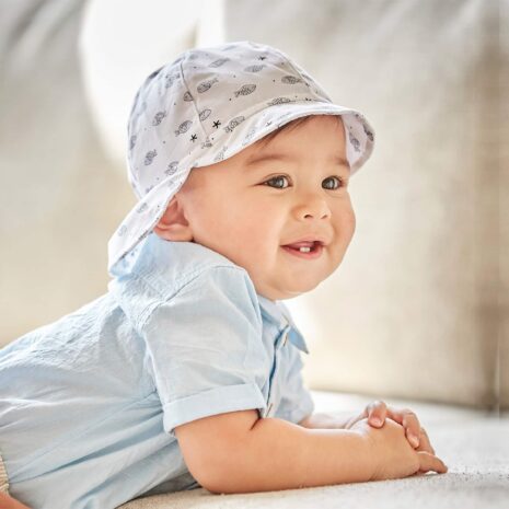 Maximo Schirmmütze mit Nacken- und UV-Schutz Fische