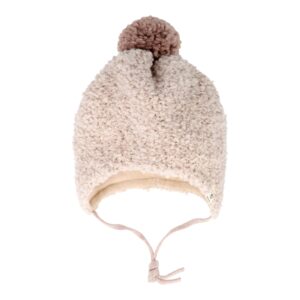 Maximo Winter-Plüschmütze mit Bommel