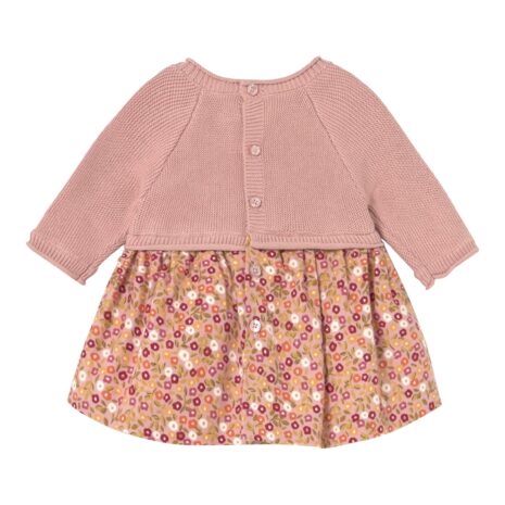Mayoral Kleid langarm 2in1 Strickpullover und Rock Blumen Mayoral Kleid langarm 2in1 Strickpullover und Rock Blumen