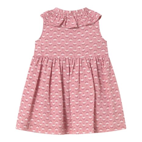 Mayoral Kleid ohne Arm Kragen Blumen