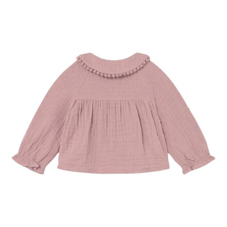 Mayoral Musselin-Bluse langarm mit Bubikragen