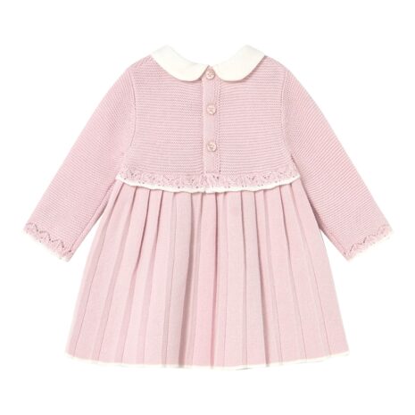 Mayoral Strickkleid langarm mit Bubikragen