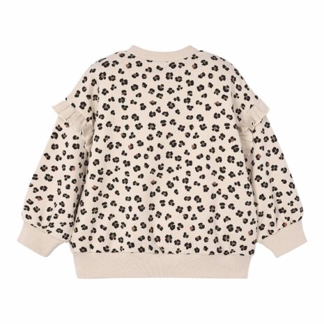 Mayoral Sweatshirt Leoprint Rüschen Mayoral Sweatshirt Leoprint Rüschen