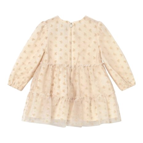 Mayoral Tüllkleid langarm Glitzer-Schleifen