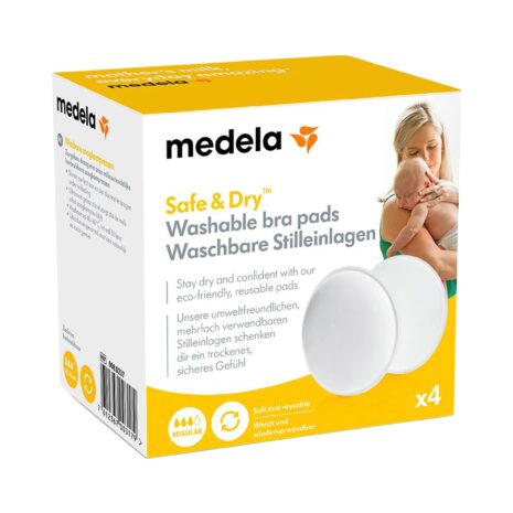 Medela 4er-Pack waschbare Stilleinlagen