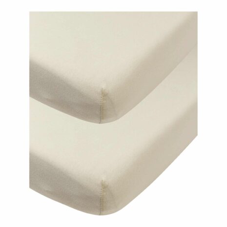 Meyco Baby 2er-Pack Jersey-Spannbetttücher 40x80 - 40x90cm