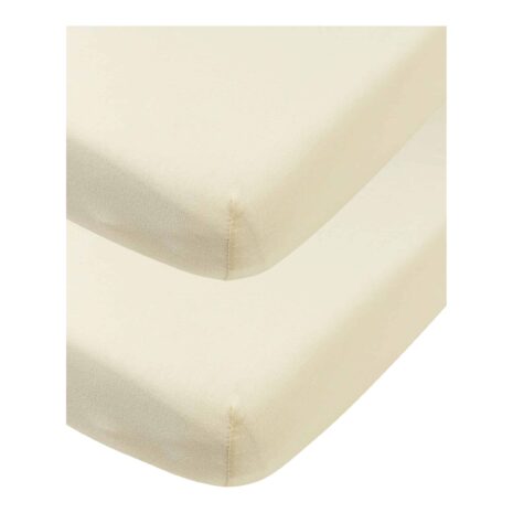 Meyco Baby 2er-Pack Jersey-Spannbetttücher 60x120 cm