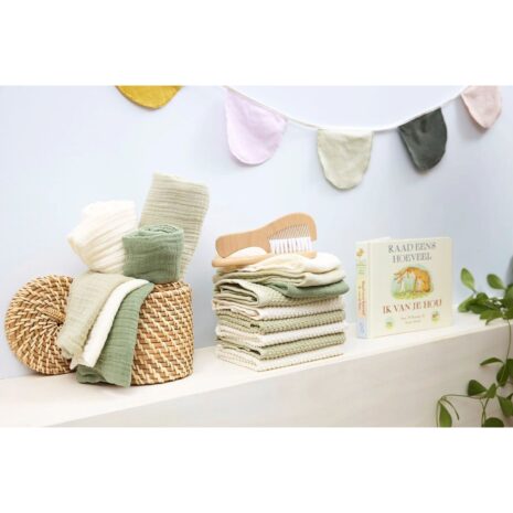 Meyco Baby 6er-Pack Spucktücher 30x30 cm