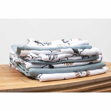 Meyco Baby 9-tlg. Starterset mit Mullwindeln