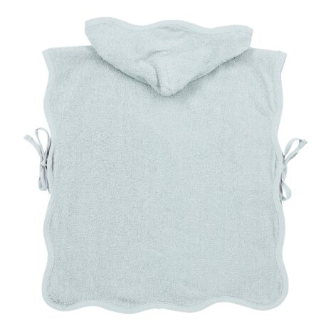 Meyco Baby Badeponcho hellblau | grau