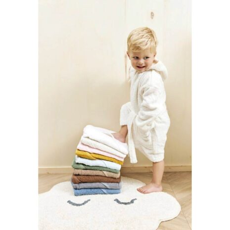 Meyco Baby Kapuzenbadetuch 75x75 cm grau