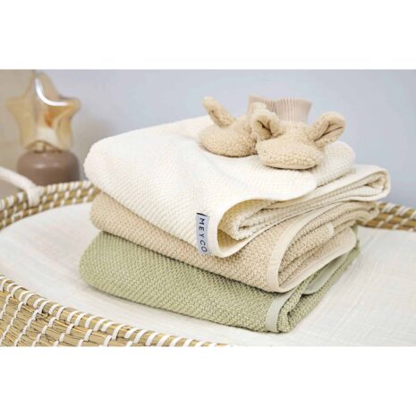 Meyco Baby Kapuzenbadetuch 75x75 cm natur Meyco Baby Kapuzenbadetuch 75x75 cm natur
