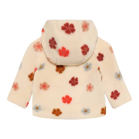 Minymo Plüschjacke Blumen