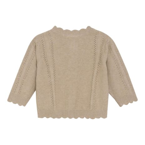 Minymo Strickjacke Ajour Blumen Minymo Strickjacke Ajour Blumen