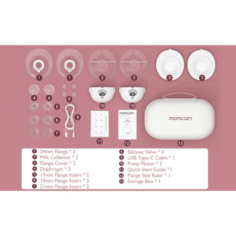 Momcozy Elektrische Doppelmilchpumpe M5 Momcozy Elektrische Doppelmilchpumpe M5