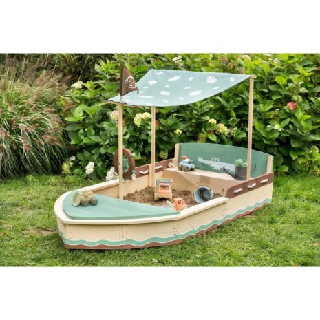 Muddy Buddy® Sandkasten Schiff Jungle King mit Verdeck Muddy Buddy® Sandkasten Schiff Jungle King mit Verdeck