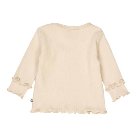 Müsli Shirt langarm mit Mitwachsbündchen Rippqualität