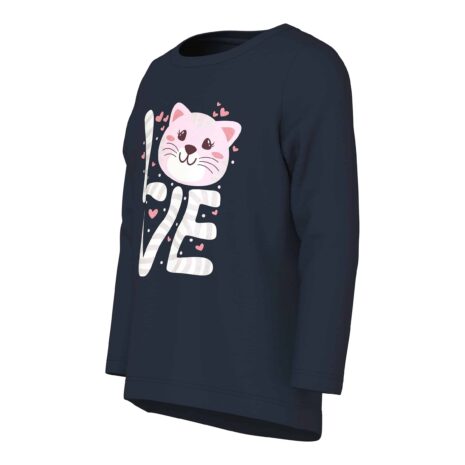 Name It Shirt langarm Katze Love Name It Shirt langarm Katze Love