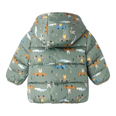 Name It Steppjacke mit Kapuze Tiere Autos Name It Steppjacke mit Kapuze Tiere Autos
