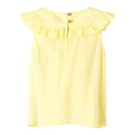 Name It T-Shirt mit Rüschenkragen