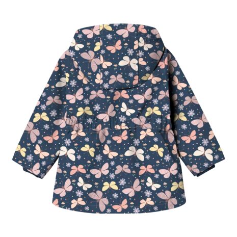 Name It Windbreaker mit abnehmbarer Kapuze Schmetterlinge